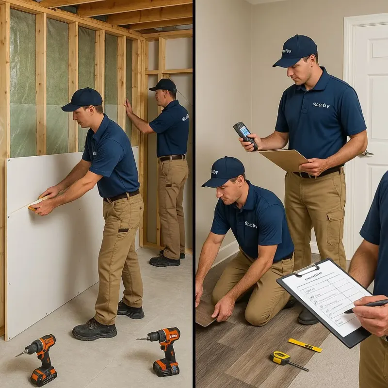 Repairs and Reconstruction process in Oneonta, AL